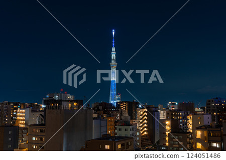 MLB limited edition Skytree and Tokyo night view 124051486