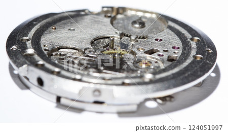 old clockwork, metal gears close up old clockwork, metal gears close up 124051997