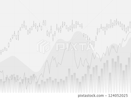Stock market or forex trading graph and candlestick chart suitable for financial investment concept. Economy trends background for business idea and abstract finance background. Vector illustration. Stock market or forex trading graph and candlestick chart suitable for financial investment concept. Economy trends background for business idea and abstract finance background. Vector illustration. 124052025