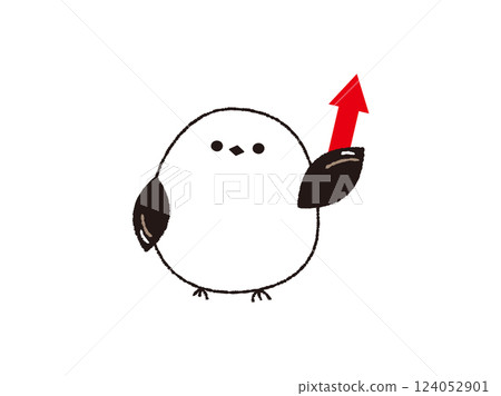 Long-tailed Tit with Arrow Long-tailed Tit with Arrow 124052901