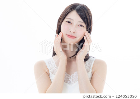 年輕女子的美麗形象 124053050