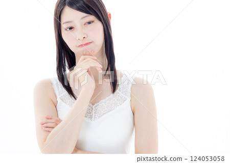 Beauty Women Worried 124053058