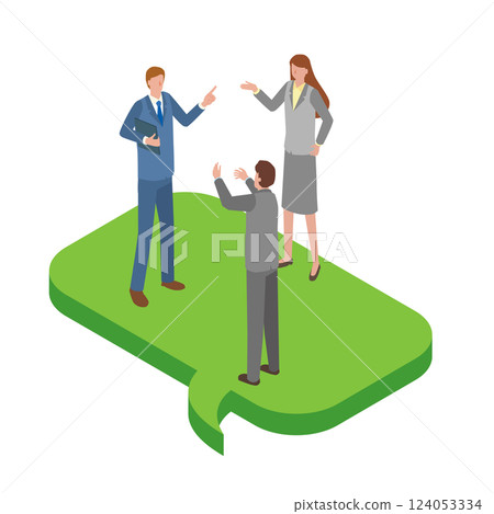 商人討論 商人討論 124053334