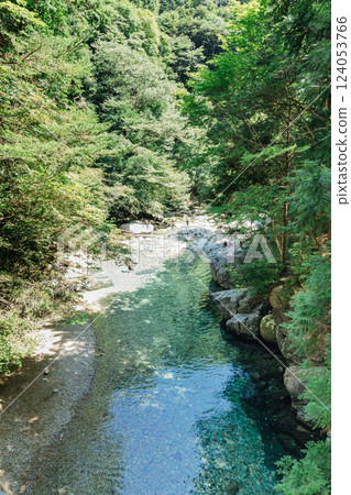 <Nagano> Atera Valley: View from Akahiko Suspension Bridge <Nagano> Atera Valley: View from Akahiko Suspension Bridge 124053766