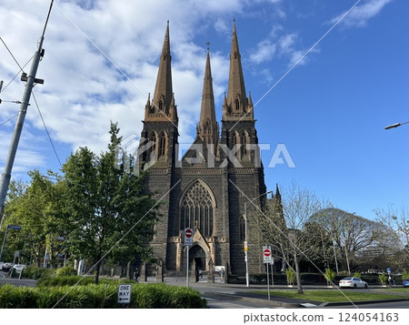 St Patrick's Cathedral in Melbourne, Victoria, Australia St Patrick's Cathedral in Melbourne, Victoria, Australia 124054163