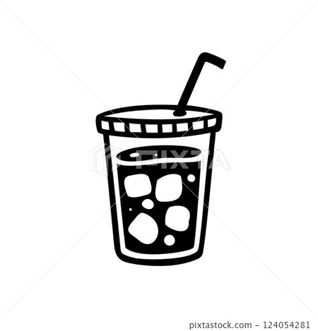 簡單的飲料插圖素材 簡單的飲料插圖素材 124054281