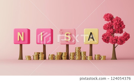 NISA 資產形成示意圖 NISA 資產形成示意圖 124054376