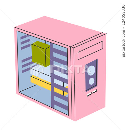 Personal computer system unit case Personal computer system unit case 124055330
