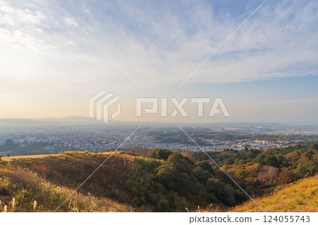 [Autumn] Nara Park - View from Mount Wakakusa 124055743
