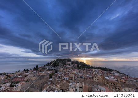 Taormina town. Sicily, Italy 124056041