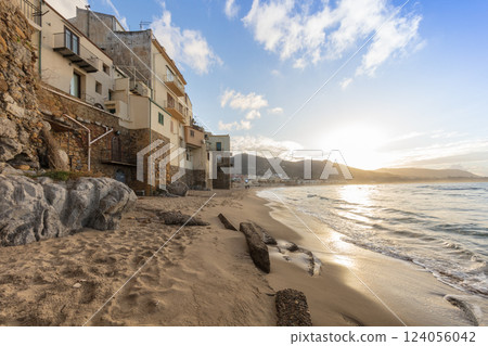 Cefalu, medieval village of Sicily 124056042
