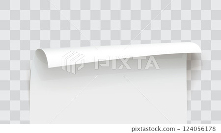 a paper top rolled on template back a paper top rolled on template back 124056178