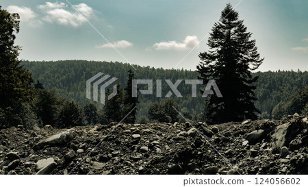 Rolling Hills and Majestic Mountain Views Rolling Hills and Majestic Mountain Views 124056602