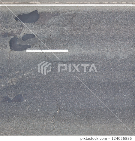 asphalt road, seamless texture, view from above 124056886