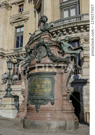 Paris, France,, Charles Garnier Monument outside the Opera Garnier Paris, France,, Charles Garnier Monument outside the Opera Garnier 124057007