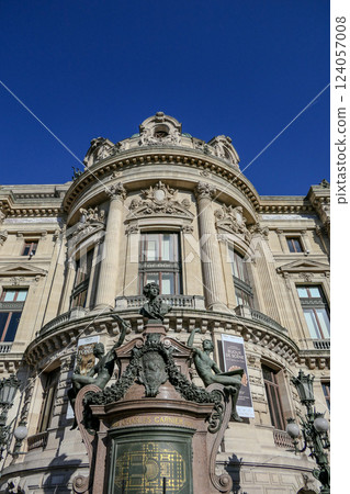 Paris, France, Charles Garnier Monument outside the Opera Garnier 124057008