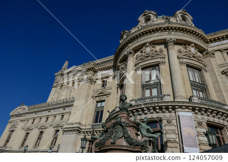 Paris, France,, Charles Garnier Monument outside the Opera Garnier Paris, France,, Charles Garnier Monument outside the Opera Garnier 124057009