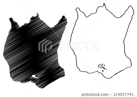 Lake Embalse de Navacerrada reservoir (Kingdom of Spain) map vector illustration, scribble sketch Navacerrada Dam map Lake Embalse de Navacerrada reservoir (Kingdom of Spain) map vector illustration, scribble sketch Navacerrada Dam map 124057741