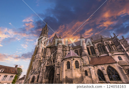 Cathedral Notre Dame of Senlis, Oise, France 124058163