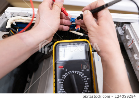 Washing machine repair. Troubleshooting. Washing machine motor failure. Washing machine repair. Troubleshooting. Washing machine motor failure. 124059284