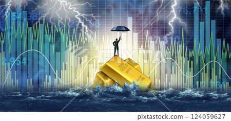 Gold Hedge Against Market Volatility Gold Hedge Against Market Volatility 124059627