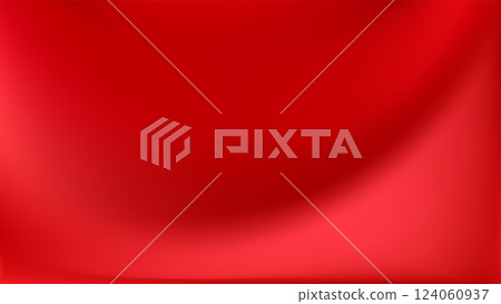 Elegant red gradient. Light and shadow blurred, flowing effect. 124060937
