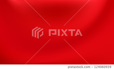 Elegant red gradient. Light and shadow blurred, flowing effect. 124060939