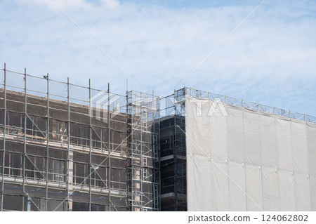 Apartment under construction Apartment under construction 124062802