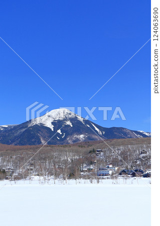 三月的白樺湖和蓼科山 124063690