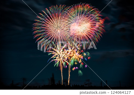 Niigata Katakai Festival Dedication Large Fireworks 100cm 124064127