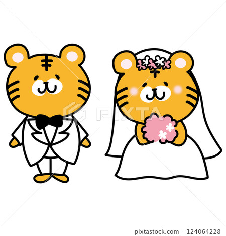 老虎婚紗 婚禮 124064228