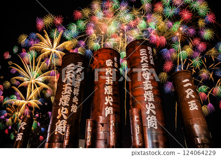 Image of fireworks from Katakai in Niigata Image of fireworks from Katakai in Niigata 124064229