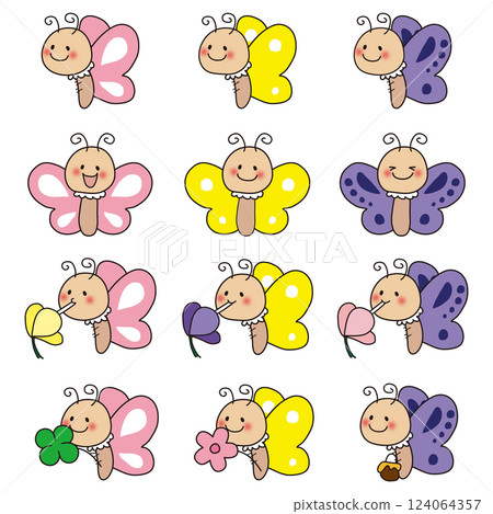 可愛蝴蝶套 124064357