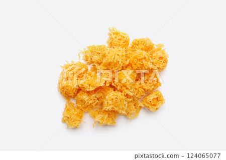 Thai crispy flossy sweet Eggs floss (Foi Thong Krob) 124065077