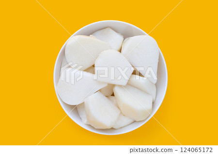 Mexican turnip or jicama or yam bean Mexican turnip or jicama or yam bean 124065172