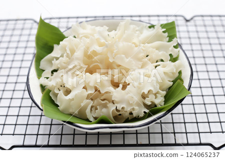 Cauliflower mushroom or cauliflower fungus 124065237