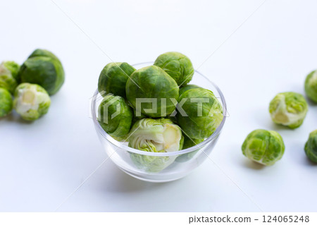 Fresh brussels sprouts. Organic vegetables Fresh brussels sprouts. Organic vegetables 124065248