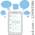 智慧型手機 SNS 對話泡泡 124065986