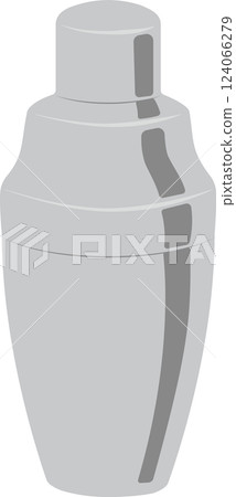 Cocktail shaker illustration 124066279