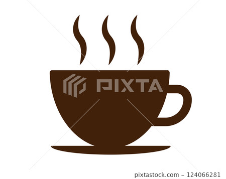 咖啡杯（咖啡廳）圖標 124066281