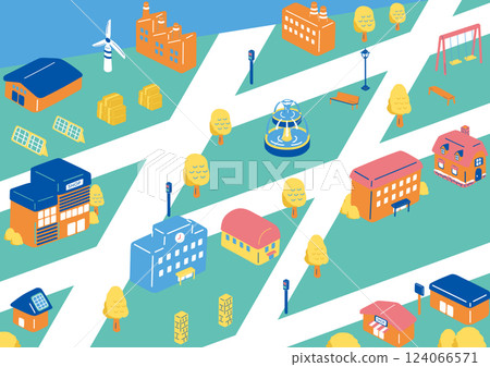 Cityscape Isometric 124066571