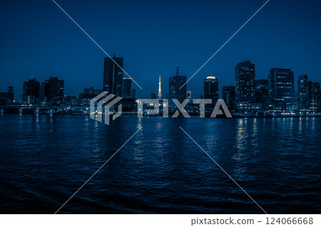 Tokyo cityscape and Tokyo Tower 124066668