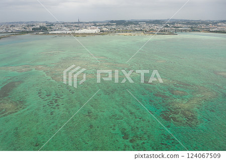 Aerial view of Okinawa Aerial view of Okinawa 124067509