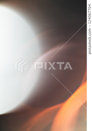 Blurred abstract light with warm and cool tones 124067704