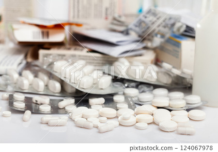 Variety of pills Variety of pills 124067978