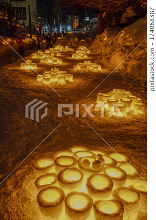 Otaru, Hokkaido "Snow Light Path" 2025 Temiya Line Venue (former site of the Japanese National Railways Temiya Line) [Lights] 124068387