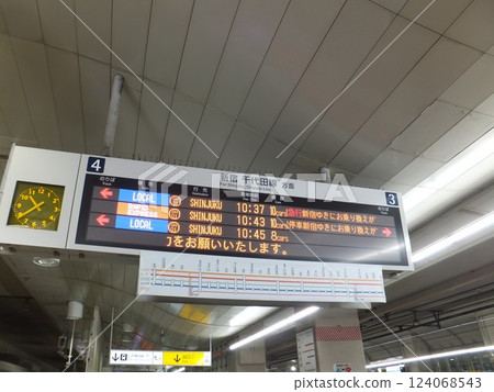新宿、千代田線羅馬字電子標牌 新宿、千代田線羅馬字電子標牌 124068543