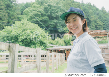 horse, female, lady 124068882