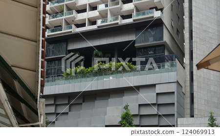 Modern Apartment Buildings in Singapore. Modern Apartment Buildings in Singapore. 124069913