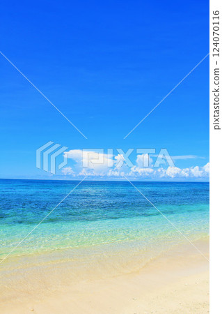 Okinawa Miyakojima blue sky and sea Okinawa Miyakojima blue sky and sea 124070116
